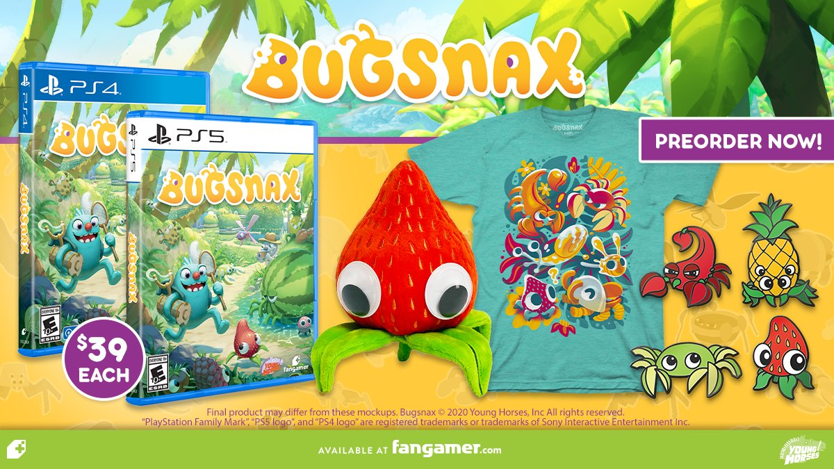 Bugsnax: Game bizarro com comidas é revelado para PS5